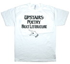 [City Lights Bookstore] Upstairs Tee (White) - [シティ・ライツ・ブックストア] アップステアーズ Tシャツ