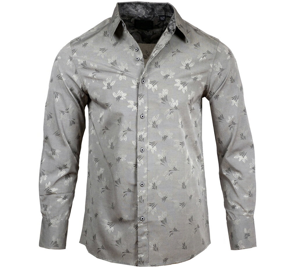 [JIMI HENDRIX COLLECTION] Hey Joe Dress Shirt (E Grey) [RRJH1184-E-GRE...