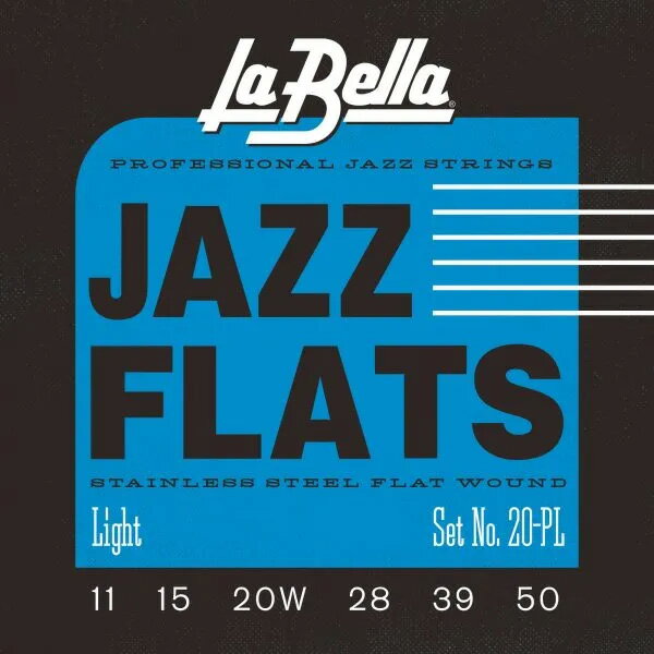 Rakuten - [La Bella] 20PL Jazz Flats - Light 11-50 - ラ ベラ ジャズ ギター弦
