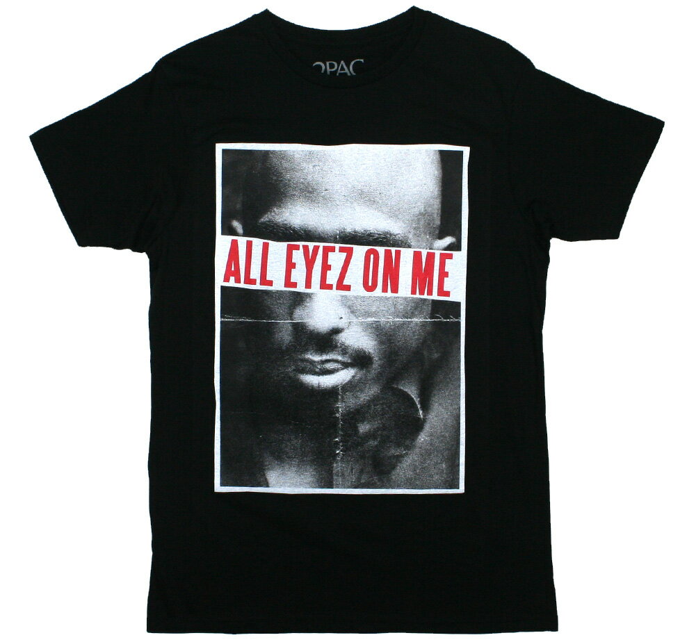 2PAC / All Eyez On Me Tee 2 (Black) - TUPAC Tシャツ