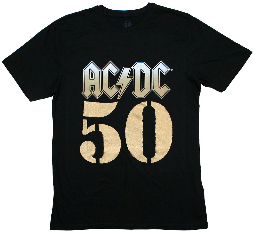 AC/DC / 50th Anniversary Bolt Array Tee (Black) - AC/DC TVc