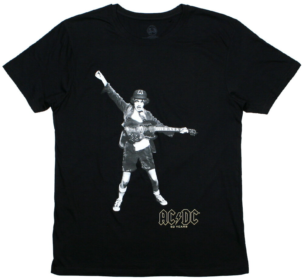 AC/DC / 50th Anniversary Emblems Tee (Black) - AC/DC TVc