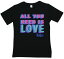 The Beatles / All You Need Is Love Womens Tee 2 (Black) - ザ・ビートルズ Tシャツ
