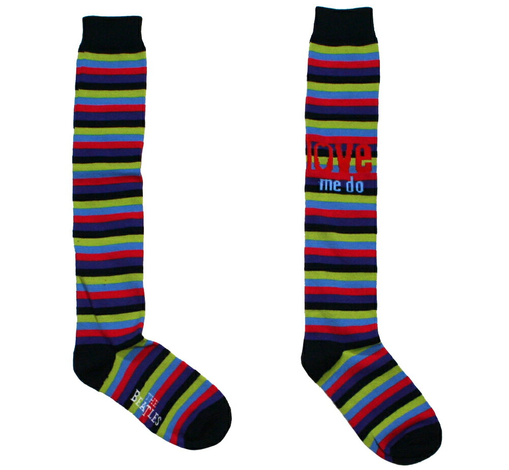 The Beatles / Love Me Do Womens Knee High Socks (Multicolour) - ӡȥ륺 å