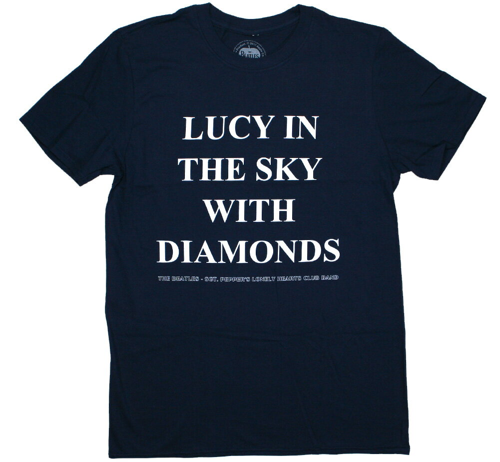 The Beatles / Lucy in the Sky with Diamonds Tee (Dark Navy) - ザ・ビートルズ Tシャツ
