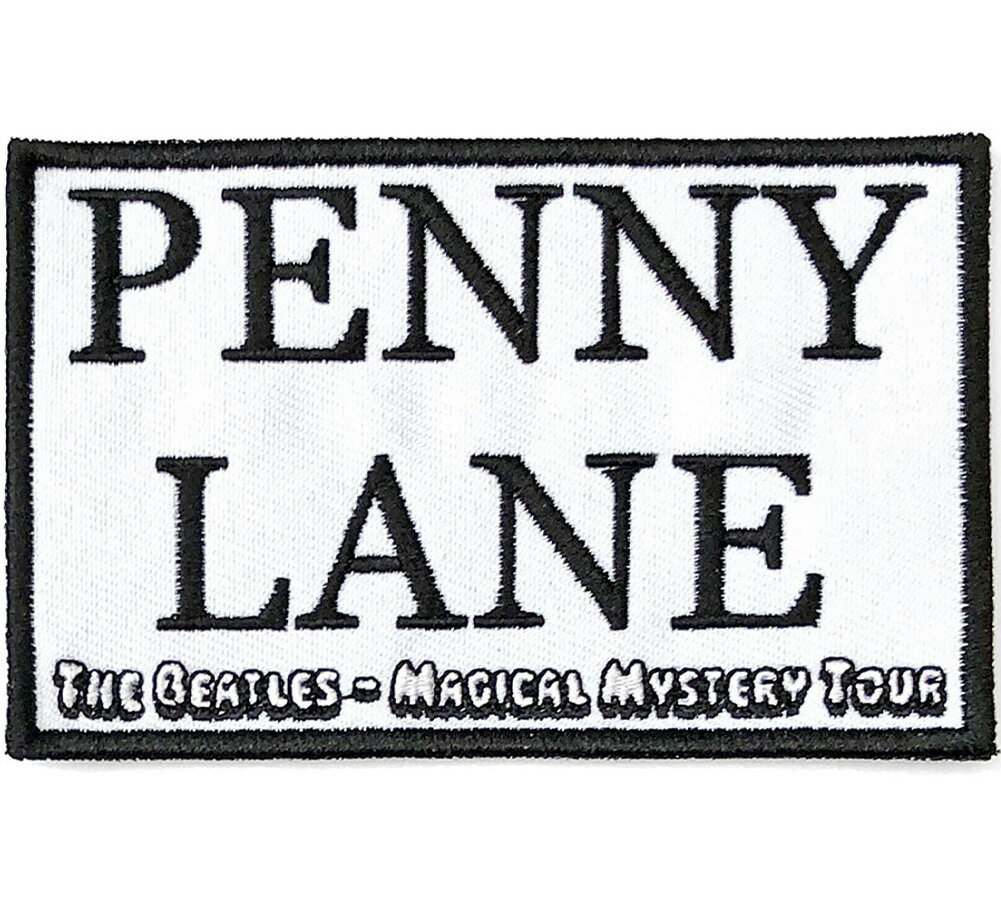 The Beatles / Penny Lane Patch 1 (White) - ザ・ビートルズ ワッペン