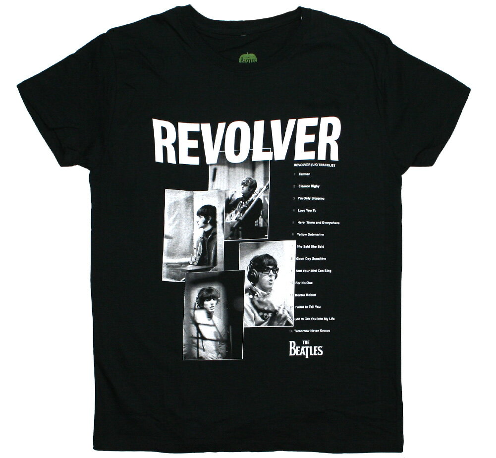 The Beatles / Revolver Tee 10 (Black) - ザ・ビートルズ Tシャツ