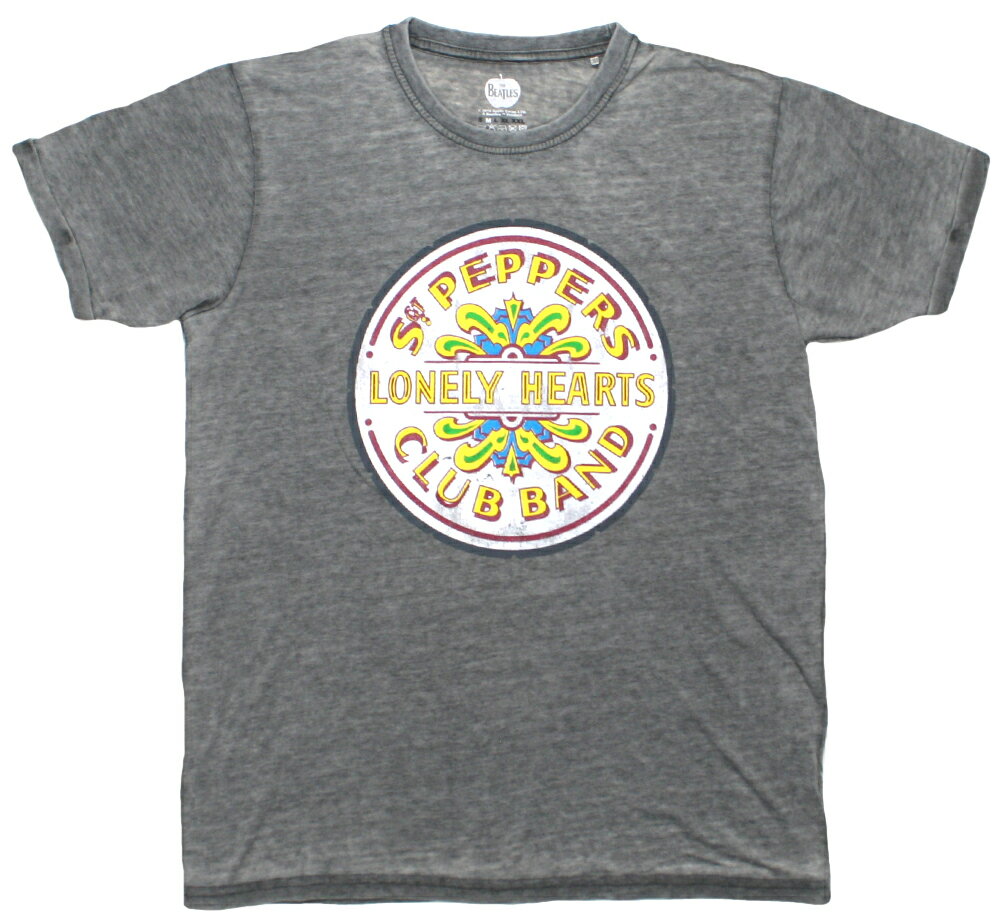The Beatles / Sgt. Pepper 039 s Lonely Hearts Club Band Tee 4 (Charcoal Grey) (Burn Out) - ザ ビートルズ Tシャツ