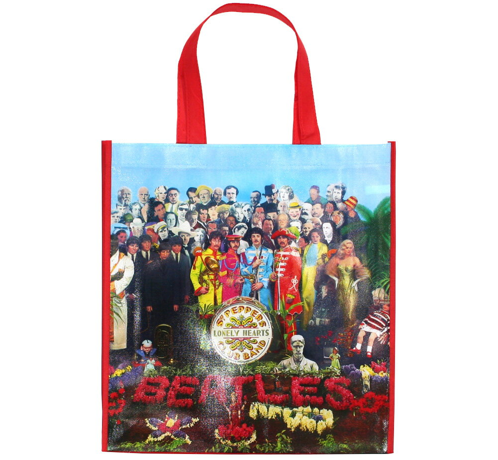 The Beatles / Sgt. Pepper's Lonely Hearts Club Band Eco Bag (Red) - ザ・ビートルズ エコバッグ