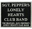 The Beatles / Sgt. Pepper's Lonely Hearts Club Band Patch 1 (Black) - ザ・ビートルズ ワッペン