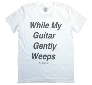 The Beatles / While My Guitar Gently Weeps Tee (White) - ӡȥ륺 T