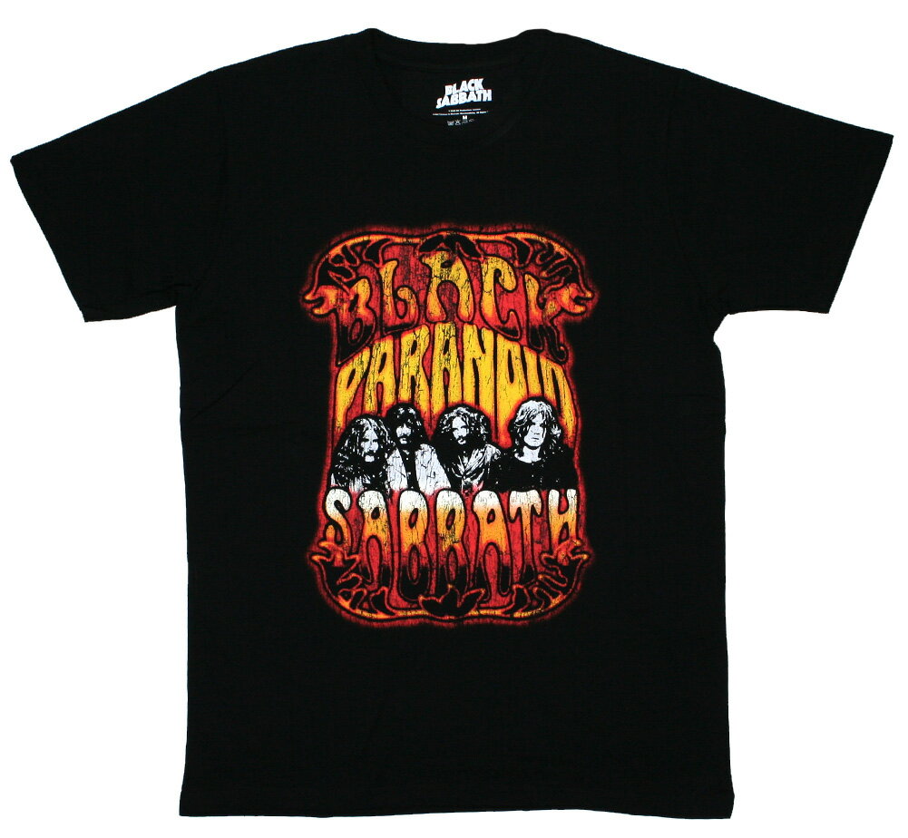 パラノイド Black Sabbath / Paranoid Tee (Black) - ブラック・サバス Tシャツ