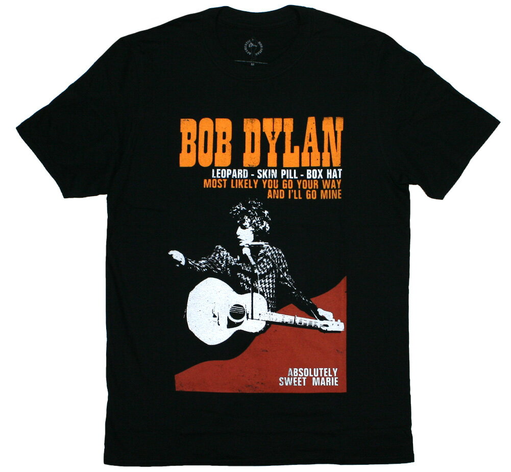 Bob Dylan / Leopard-Skin Pill-Box Hat Tee (Black) - ボブ・ディラン Tシャツ