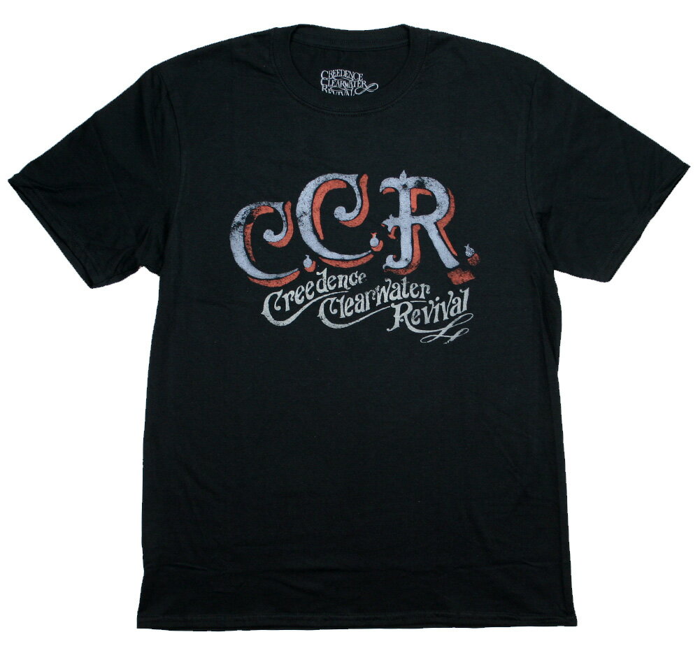Creedence Clearwater Revival / C.C.R. Tee (Black) - クリーデンス・クリアウォーター・リバイバル Tシャツ