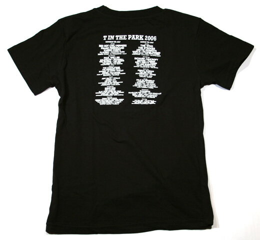 T In The Park 2006 Skulls Tee (Black) (Ladies) - ティー・イン・ザ・パーク Tシャツ (レディース)