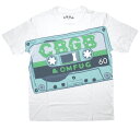 CBGB ＆ OMFUG / Tape Tee (White) - CBGB Tシャツ