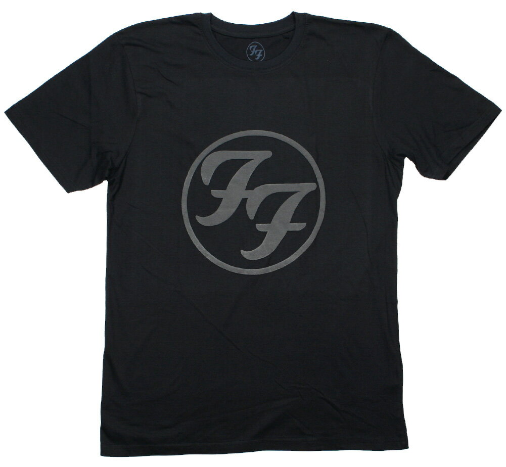 Foo Fighters / FF Logo Tee 1 (Hi-Build) (Black) - フー・ファイターズ Tシャツのサムネイル