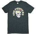 Foo Fighters / Skull Cocktail Tee (Charcoal Grey) - フー・ファイターズ Tシャツ