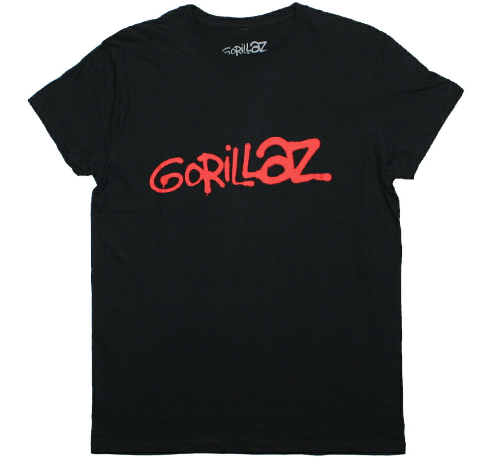 Gorillaz / Logo Tee 3 (Black) - ゴリラズ Tシャツ