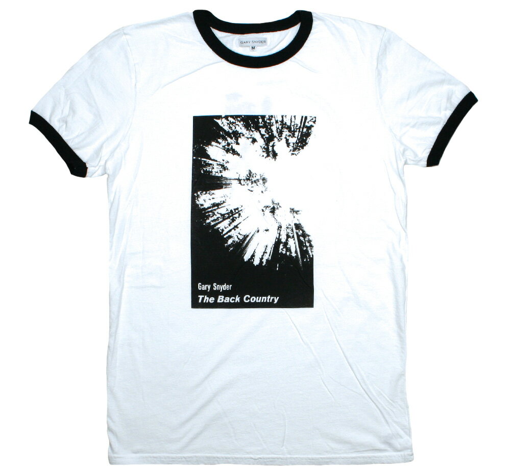 [Gary Snyder] The Back Country Ringer Tee (White/Black) - ゲーリー・スナイダー Tシャツ