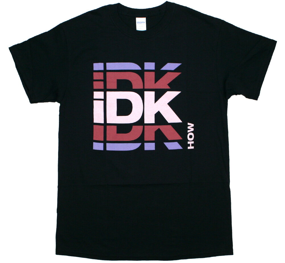 I Dont Know How But They Found Me / iDKHOW Logo Tee (Black) - アイ・ドント・ノウ・ハウ・バット・ゼイ・ファウンド・ミー Tシャツ