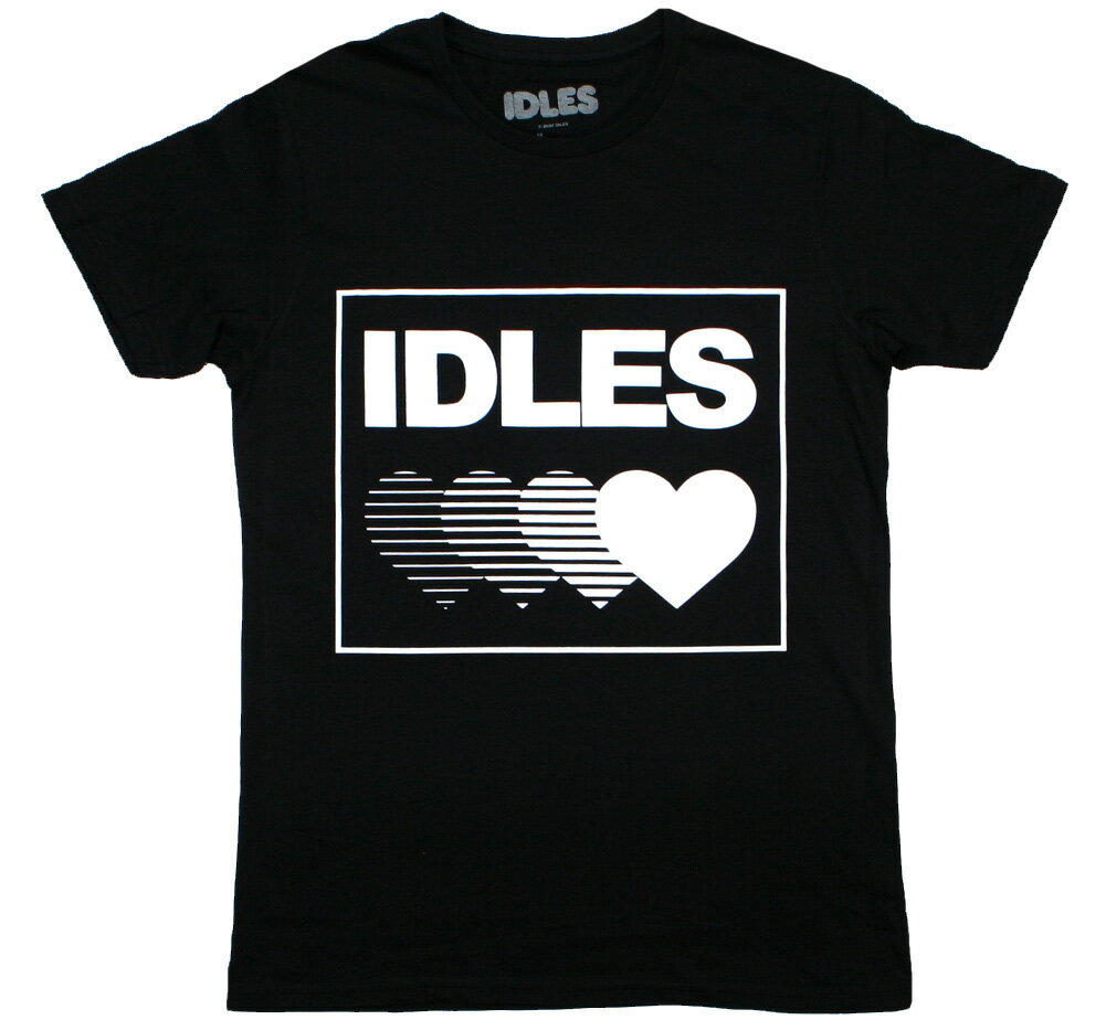 Idles / Gradient Heart Tee (Black) - アイドルズ Tシャツ