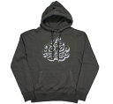 [Worn Free] John Coltrane / A Love Supreme Logo Hoodie 1 (Charcoal) - ジョン・コルトレーン パーカ