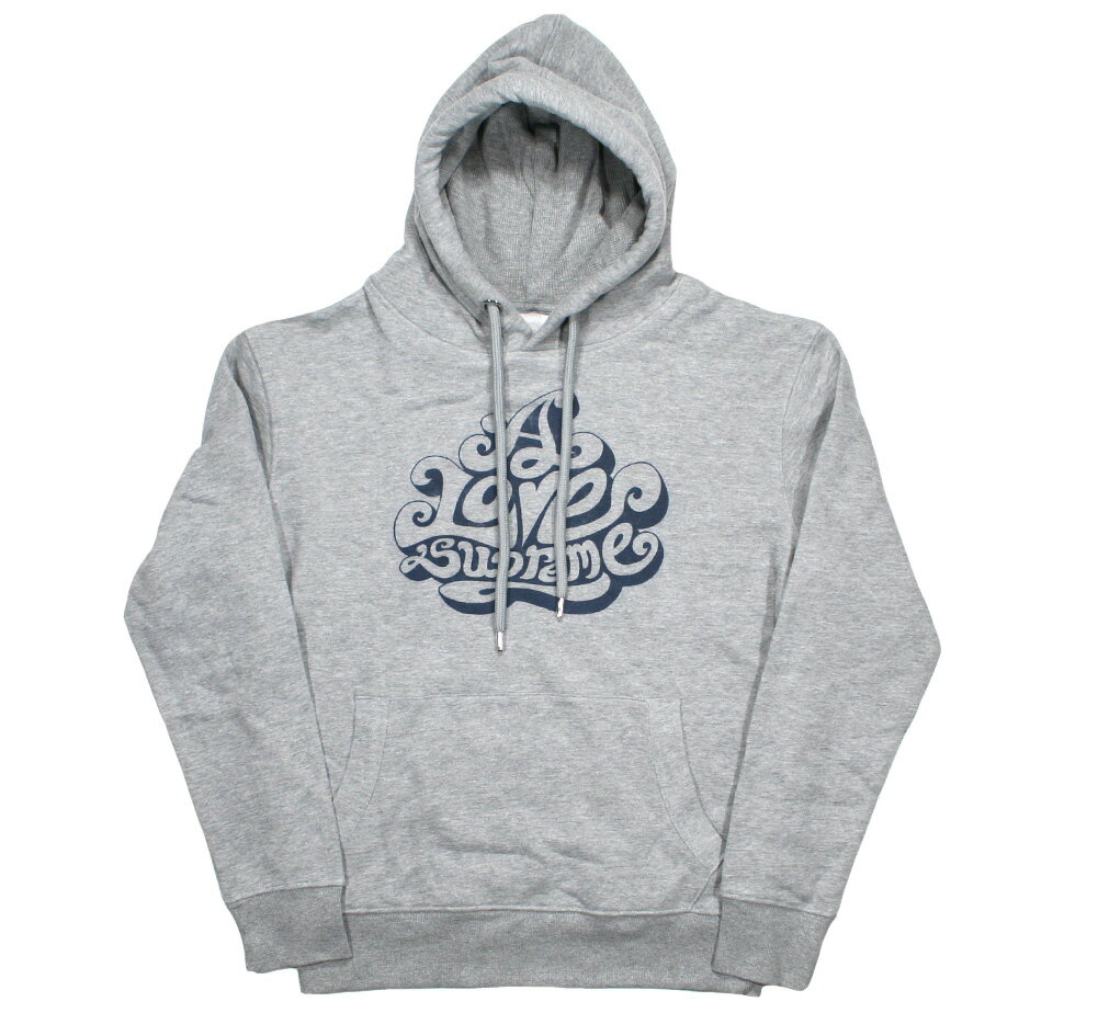 Worn Free John Coltrane / A Love Supreme Logo Hoodie 2 (Heather Grey) - ジョン コルトレーン パーカ