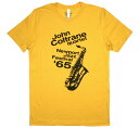 John Coltrane / Newport Jazz Festival Tee 2 (Yellow) - ジョン コルトレーン Tシャツ