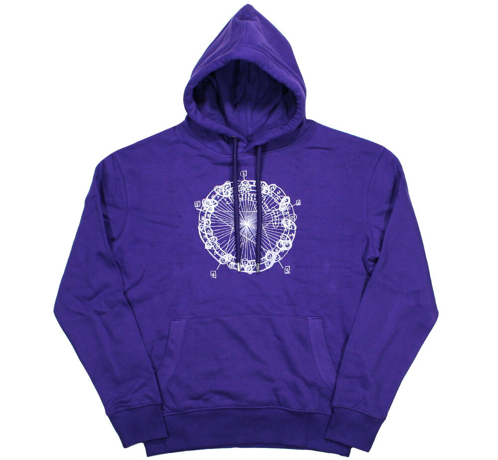 [Worn Free] John Coltrane / Coltrane Circle Hoodie 2 (Purple) - ジョン・コルトレーン パーカ