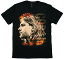 Kurt Cobain / Profile Tee 3 (Black) - カート・コバーン Tシャツ
