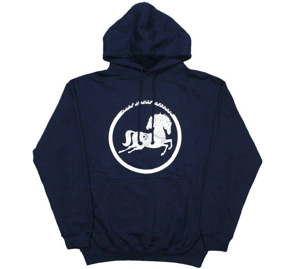 Dark Horse Records / Logo Hoodie (Dark Navy) - ダークホース・レコーズ フード パーカ
