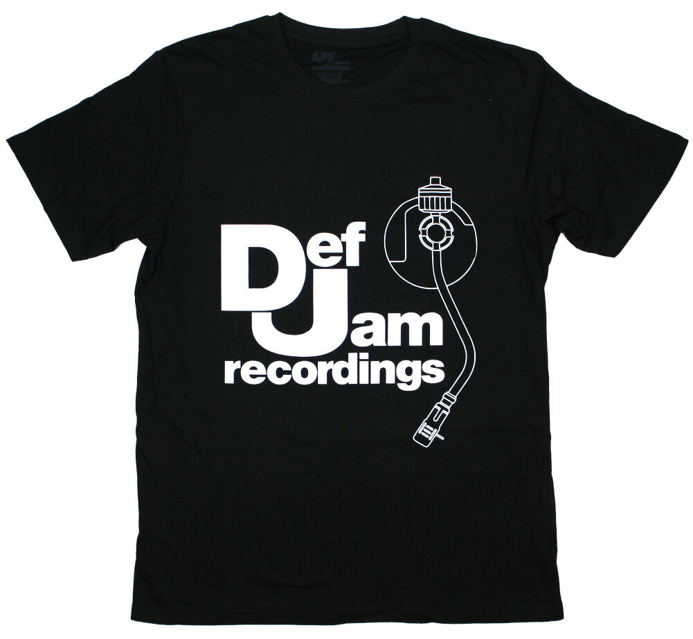 Def Jam Recordings / Logo & Stylus Tee (Black) - ǥաࡦ쥳ǥ󥰥 T