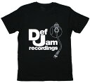 Def Jam Recordings / Logo & Stylus Tee (Black) - デフ・ジャム・レコーディングス Tシャツ