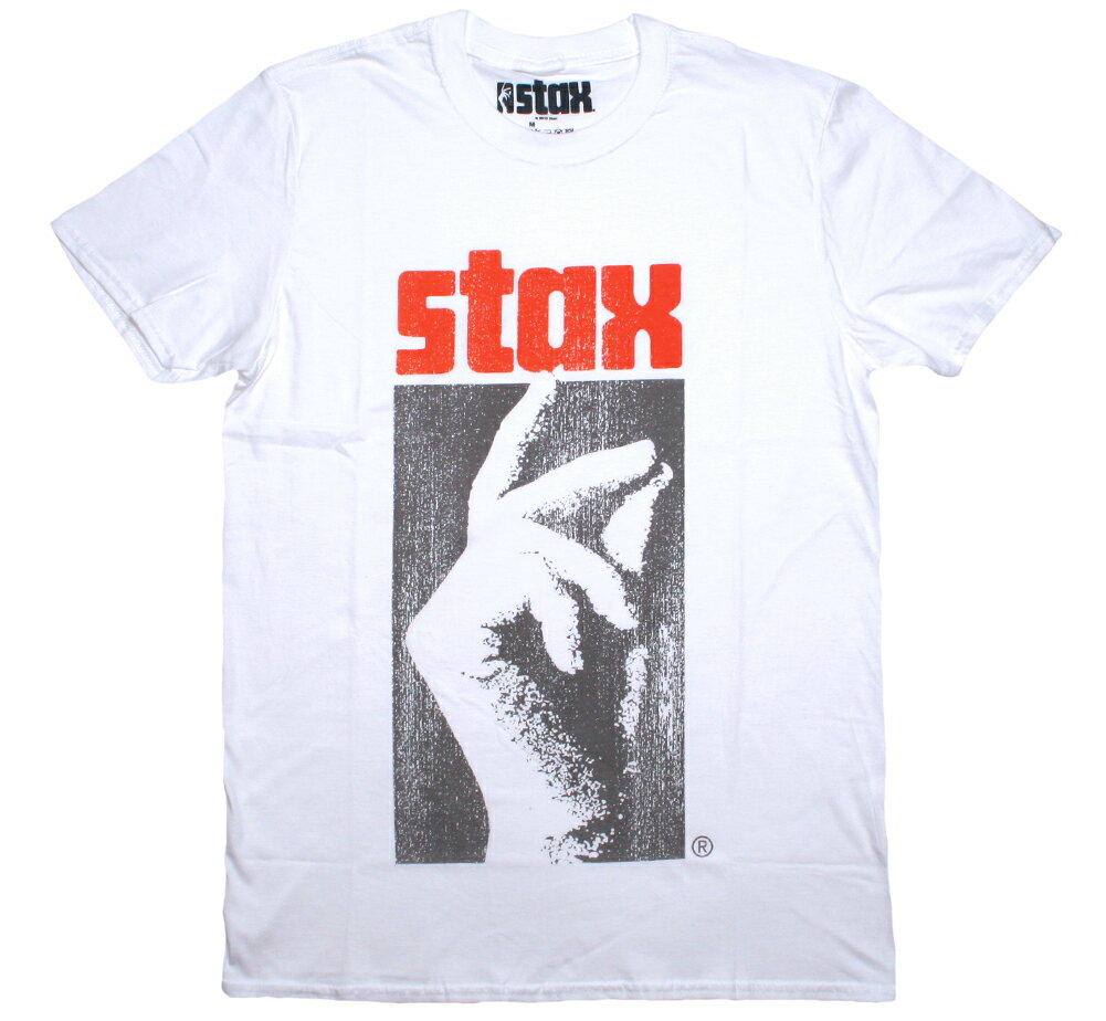 Stax Records / Logo Tee (White) - スタックス・レコード Tシャツ