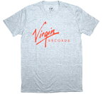 Virgin Records / Logo Tee (Grey) - ヴァージン・レコード Tシャツ