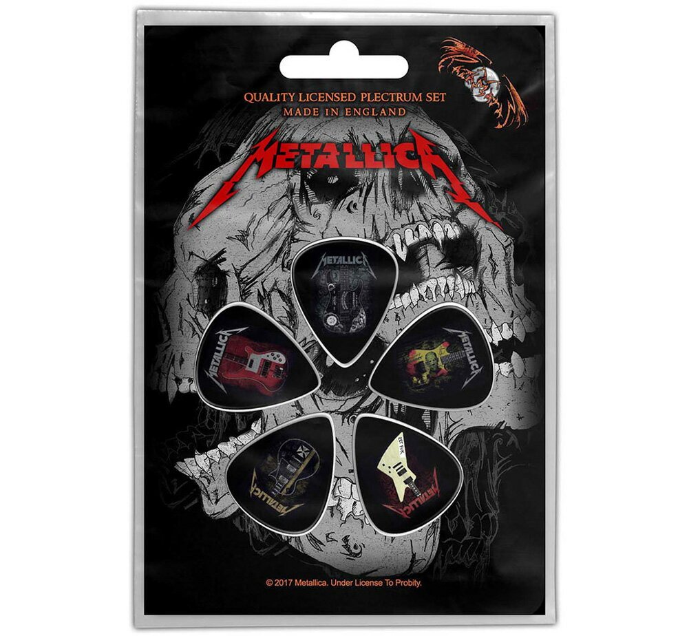 Metallica / Guitars Plectrum Pack - メタリカ ギター ピック セット