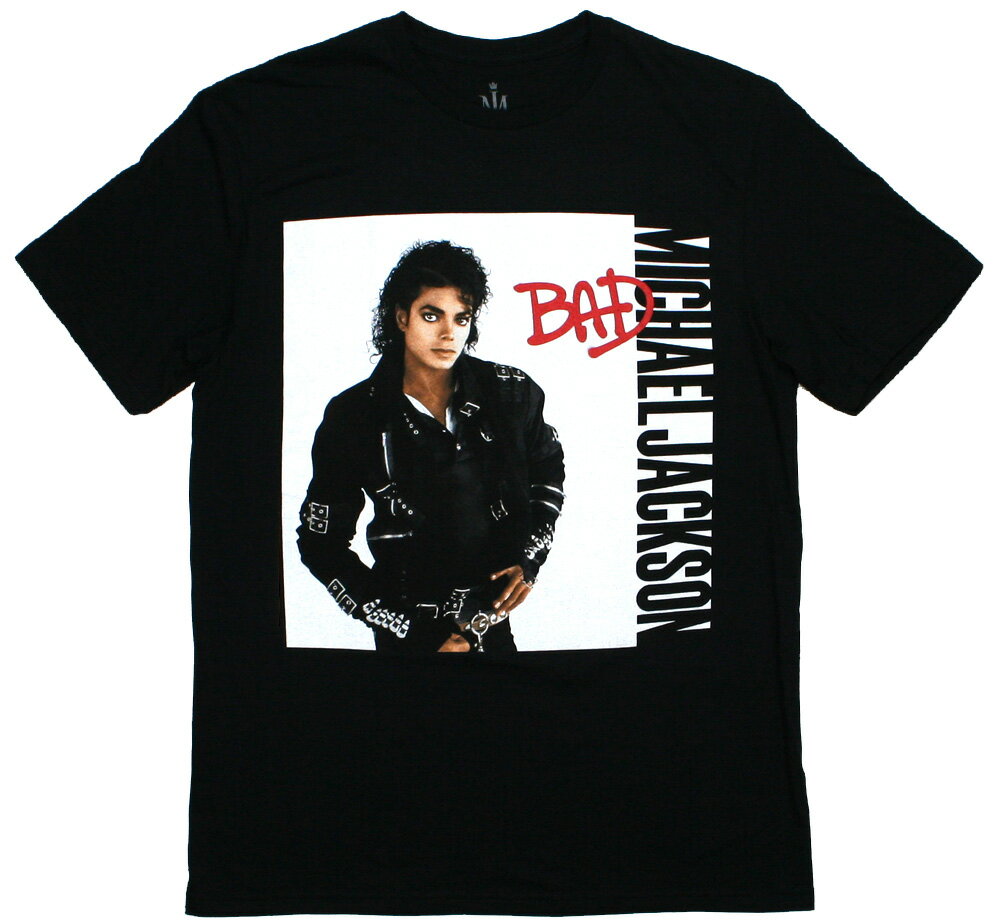 Michael Jackson / Bad Tee 1 (Black) - マイケル・ジャクソン Tシャツ