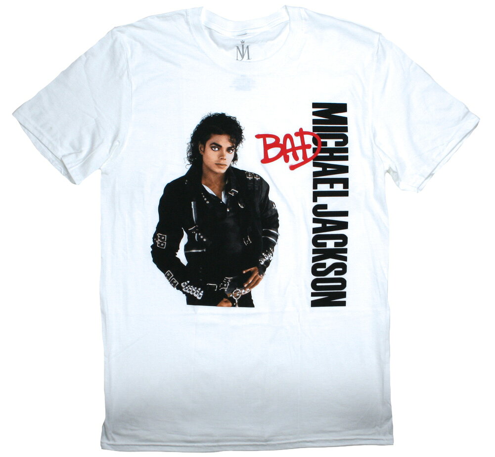 Michael Jackson / Bad Tee 2 (White) - マイケル・ジャクソン Tシャツ