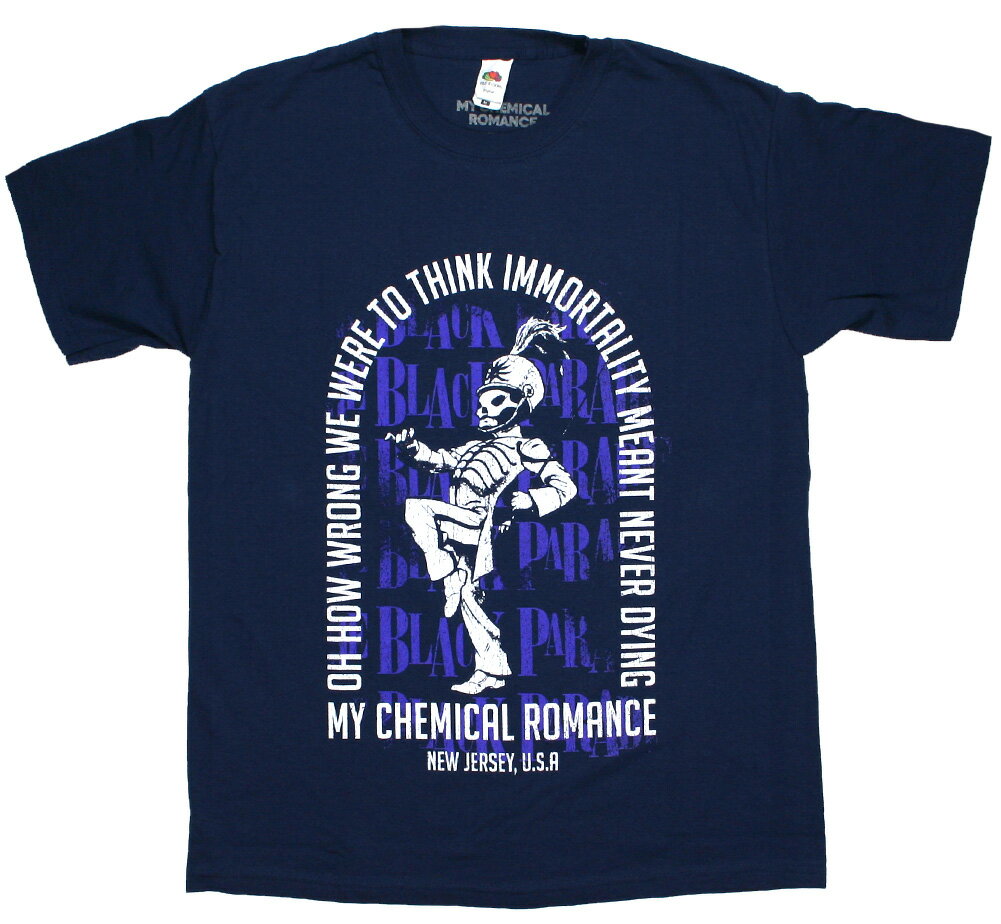 My Chemical Romance / The Black Parade Tee (Navy Blue) - }CEP~JE}X TVc