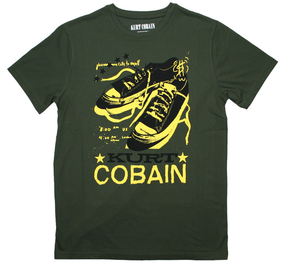 Kurt Cobain / Obscene Calls to Myself Tee (Dark Green) - J[gERo[ TVc (j@[i)