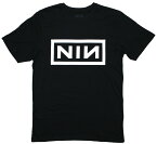 Nine Inch Nails / Classic Logo Tee 2 (Black) - ナイン・インチ・ネイルズ Tシャツ