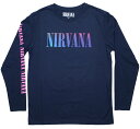 Nirvana / In Utero Long Sleeve Tee (Navy Blue) - ニルヴァーナ ロングスリーブ Tシャツ