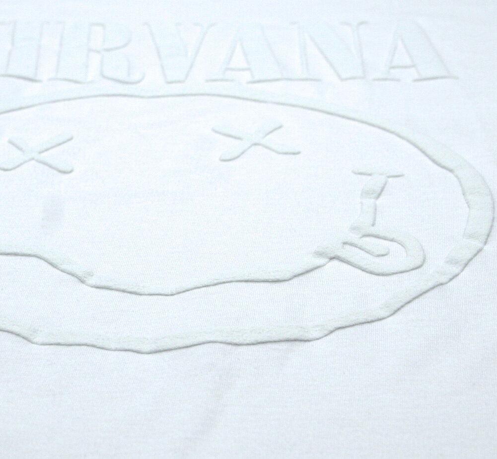 Nirvana / Smile Tee 9 (Hi-Build) (White) - ニルヴァーナ Tシャツ