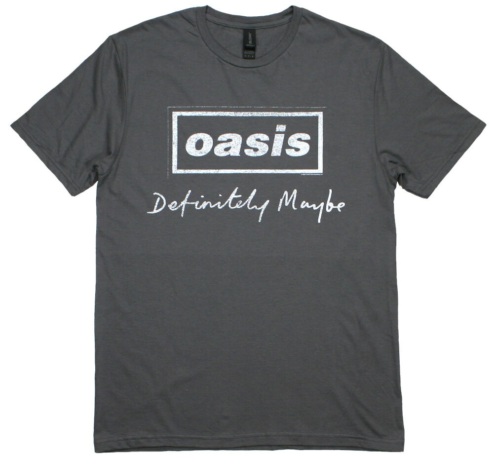Oasis / Definitely Maybe Tee 7 (Charcoal Grey) -  T