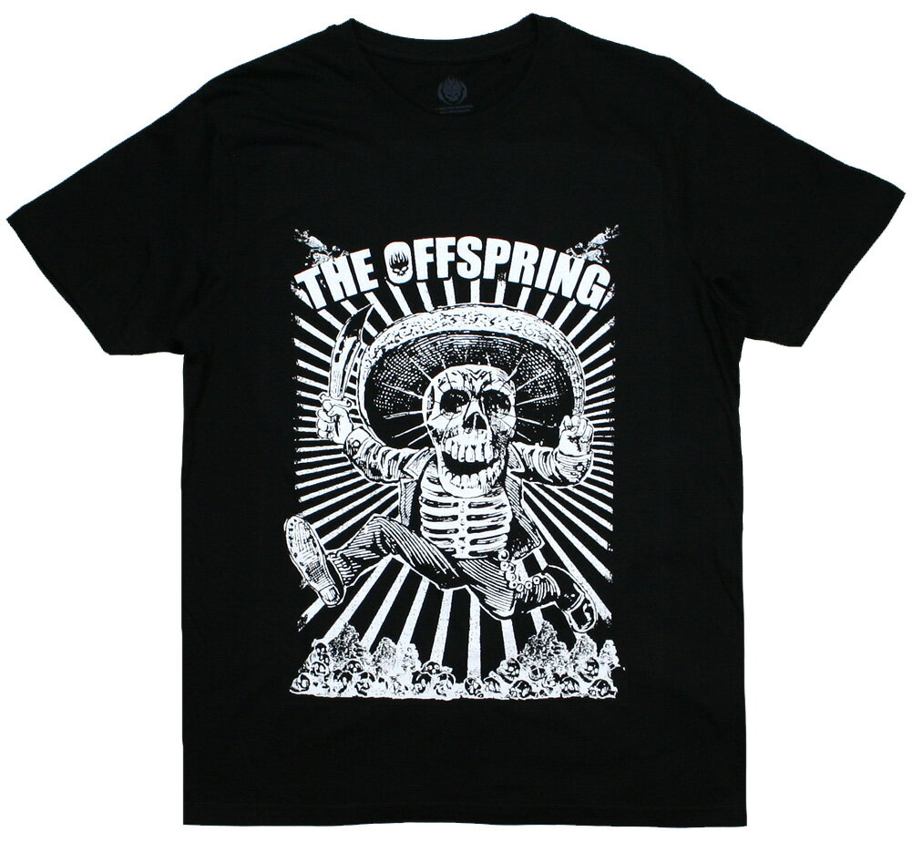 The Offspring / Jumping Skeleton Tee (Black) - ItXvO TVc