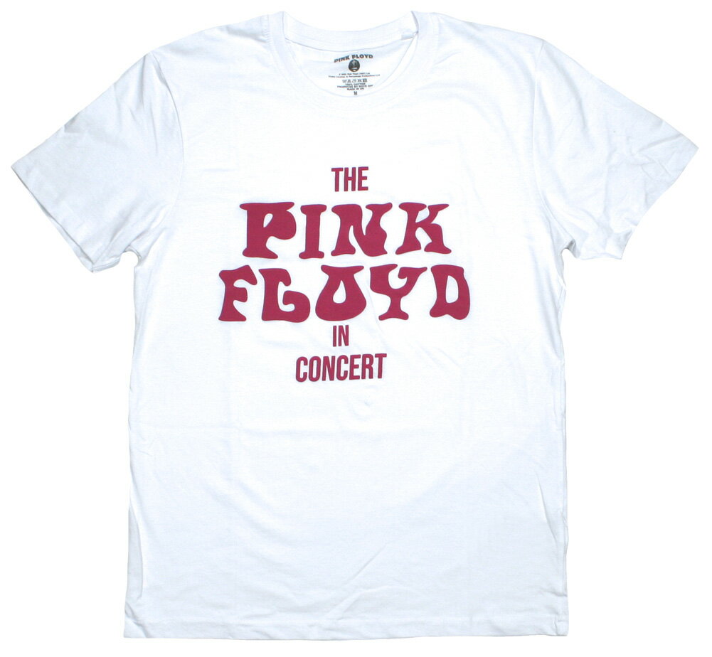 Pink Floyd / In Concert Tee 2 (Hi-Build) (White) - ピンク フロイド Tシャツ