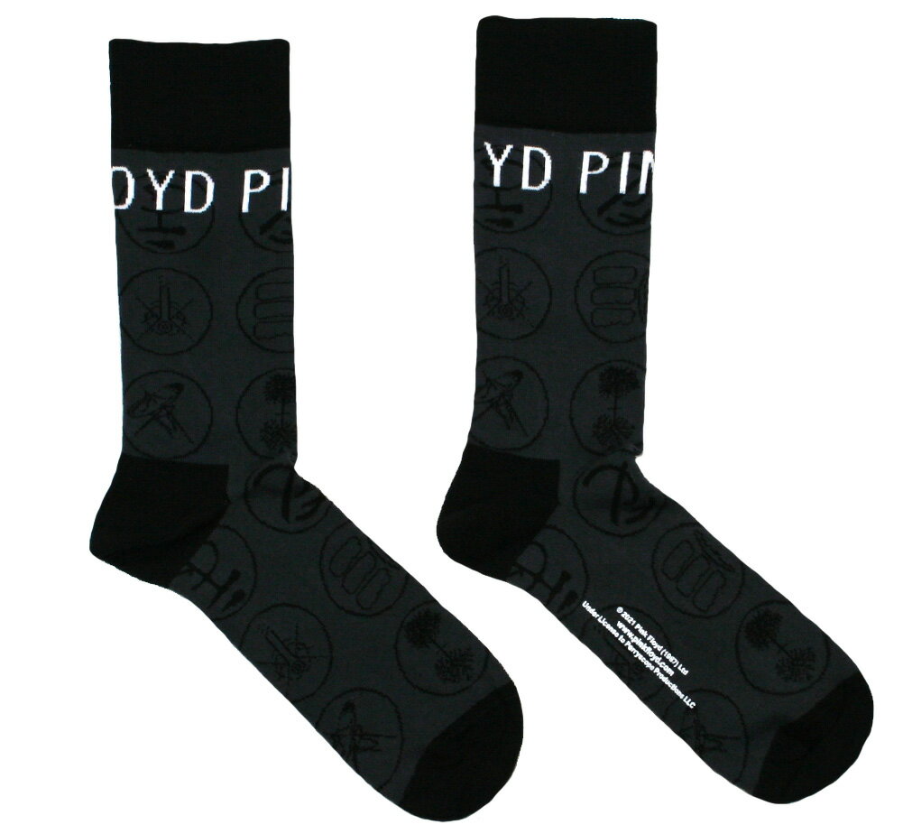 Pink Floyd / Later Years Socks (Charcoal Grey) - ԥ󥯡ե å