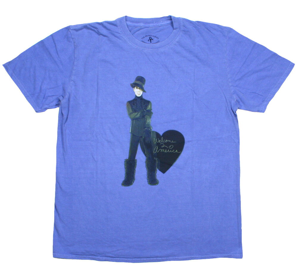 PRINCE / WELCOME 2 AMERICA (2021) from the album Welcome 2 America 40作目のスタジオアルバム「Welcome 2 America」からのシングル「Welcome 2 America」カヴァーデザイン。 ・100% Cotton ・Lavender ・Official Licensed ・Made in UK [UNISEX] 参考SIZE 身幅 着丈 Small 44~49cm 63~69cm Medium 49~54cm 65~70cm Large 54~59cm 67~73cm X-Large 59~64cm 69~75cm XX-Large 64~69cm 71~77cm サイズチャートは目安としてお考え下さい。お問い合わせ頂きましたら個々の商品の実寸を計測させて頂きます。その際は、商品ページの[商品の問い合わせ] よりサイズを明記の上、お気軽にお問い合わせ下さい。