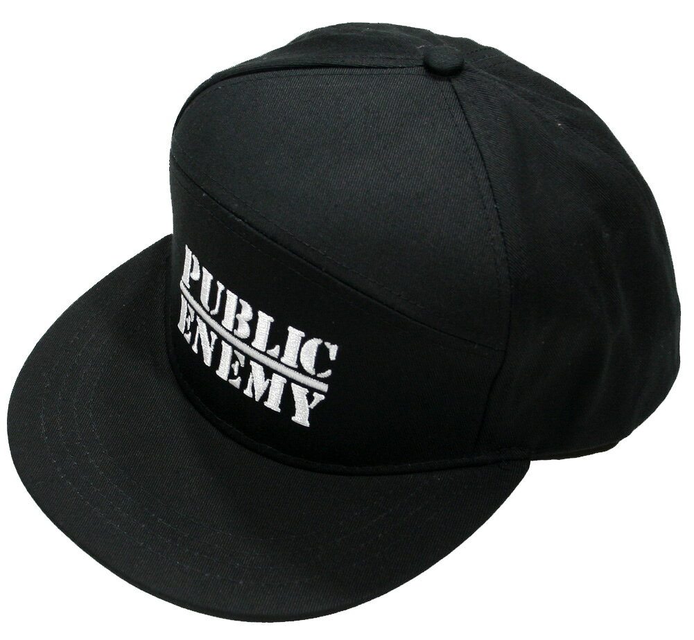 Public Enemy / Public Enemy Logo Camper Cap (Black) - パブリック・エネミー キャップ